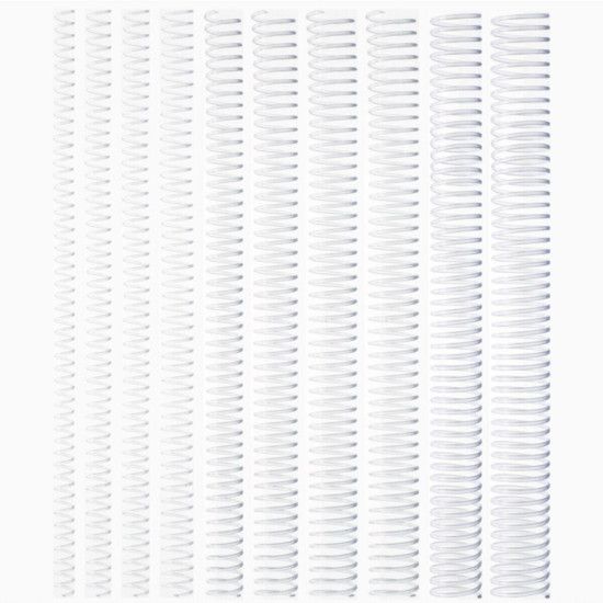 Kayreb Spiral Plastik Helezon 100 LÜ 14 MM Şeffaf (100 Adet) resmi