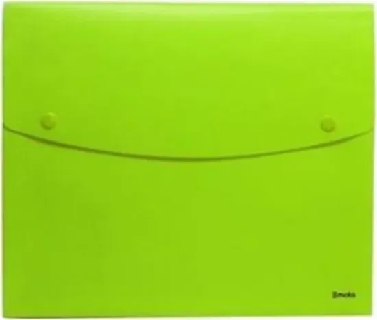 Smato Evrak Zarfı Çıtçıtlı Körüklü Mat Yeşil W 4402 resmi