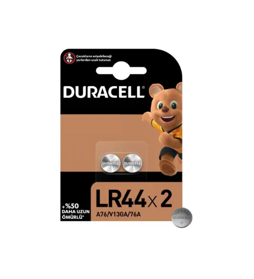 Duracell Lityum Düğme Pil 3 V 2 Lİ LR44 resmi