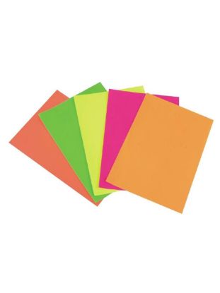 Lino Elişi Kağıdı Fosforlu 5 Renk 10 LU 20x30 CM PP-016 resmi