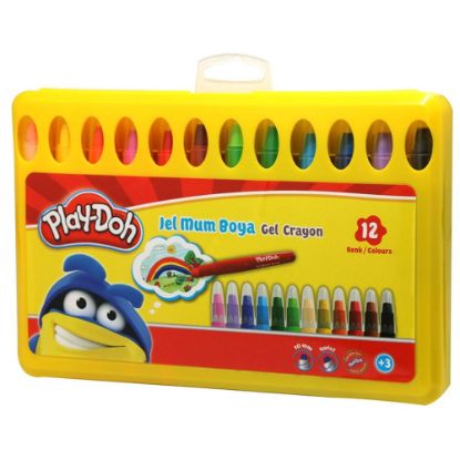 Play-Doh Jel Crayon 12 Renk Pp Box resmi