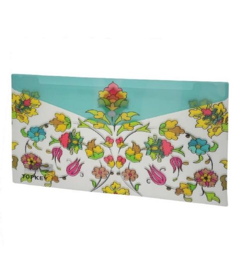 Sino Dosya Zarf Pvc Çiçek ZA0007 (12 Adet) resmi