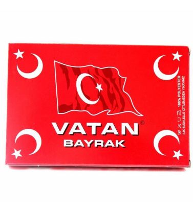 Vatan Türk Bayrağı Atalı %100 Polyester 70x105 VT210 resmi