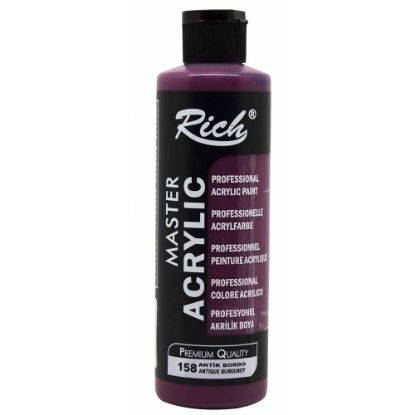 Rich Akrilik Boya Master 130 CC Antik Bordo AK-158 resmi