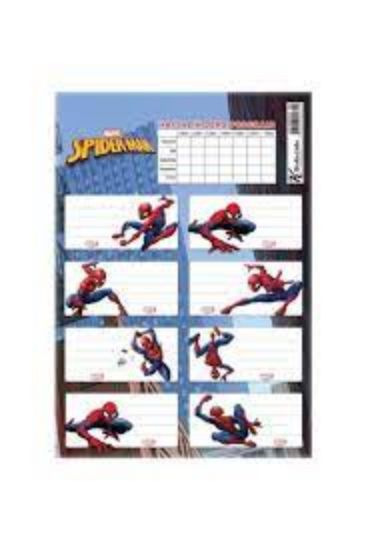 Keskin Color Okul Etiketi Spider Man Ders Proğramlı 3 LÜ 220130-6 resmi