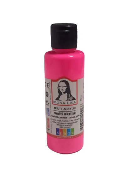 Mona Lisa Multi Akrilik 70 ML Fosforlu Pembe SD160-06 (12 Adet) resmi