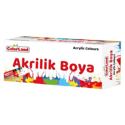 Colorland Akrilik Boya 10 Renk 15 ML AKR02 resmi