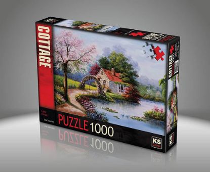 Ks Games Puzzle 1000 Parça Lake Hause/Jack Stansfield 11324 resmi