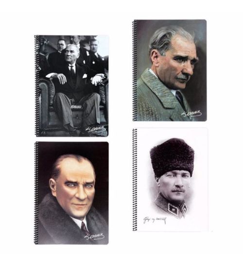 Keskin Color Bloknot Spiralli Ata Plastik Kapak Çizgili 80 YP A6 140309-99 (36 Adet) resmi