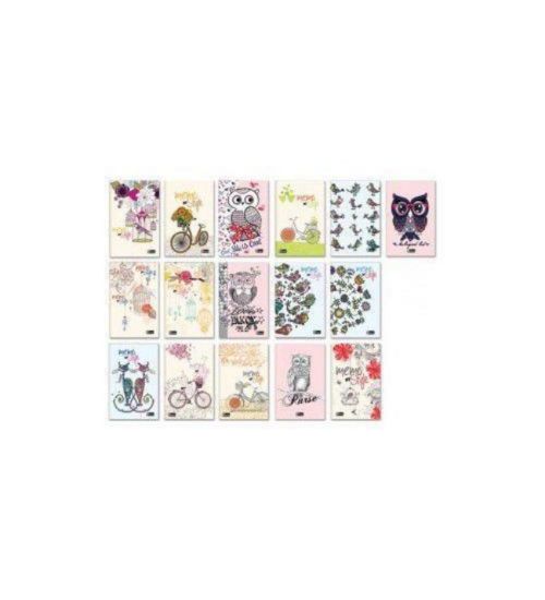 Keskin Color Bloknot Memo Pastel Çizgili 32 YP 8x13 145661-99 (48 Adet) resmi