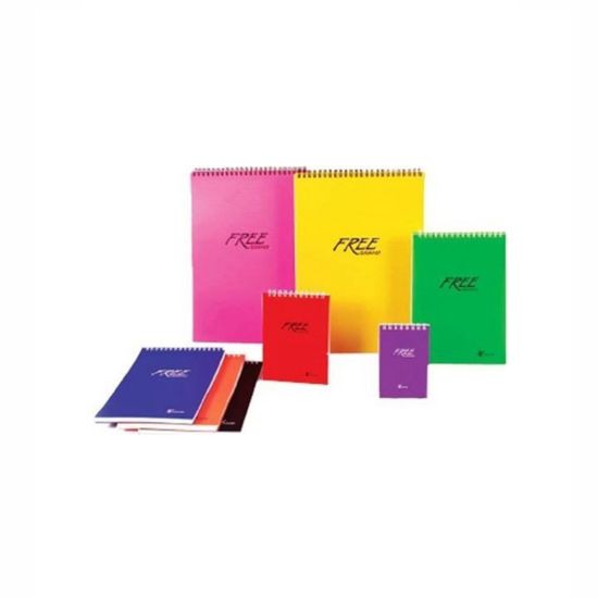 Keskin Color Bloknot Spiralli A5 80 Yp.Kar.Free Platinum Office 141172-99 (6 Adet) resmi