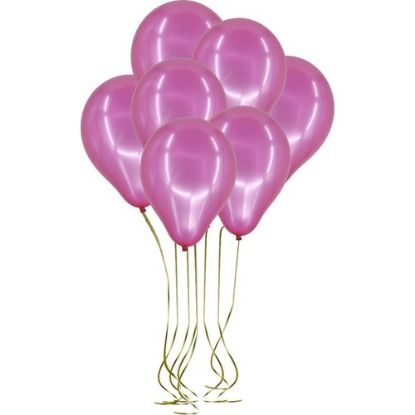 Nedi Balon Düz Renk Fuşya 100 LÜ PM-72099 resmi