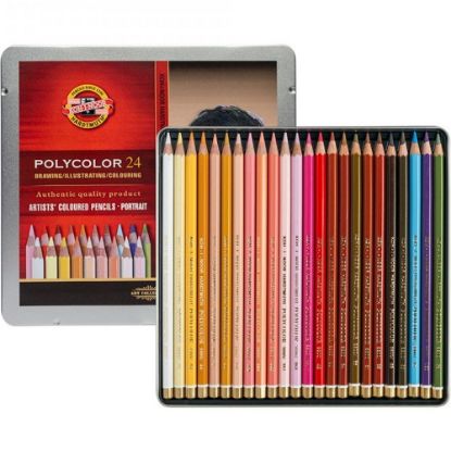 Koh-I Noor Set Of Artist´S ColouRed Pencils 3824 24 resmi