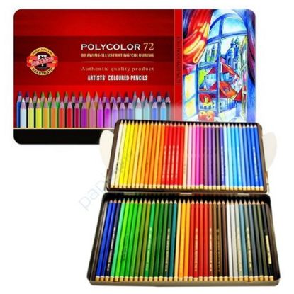 Koh-I Noor Set Of Artist´s ColouRed Pencils 3827 72 resmi