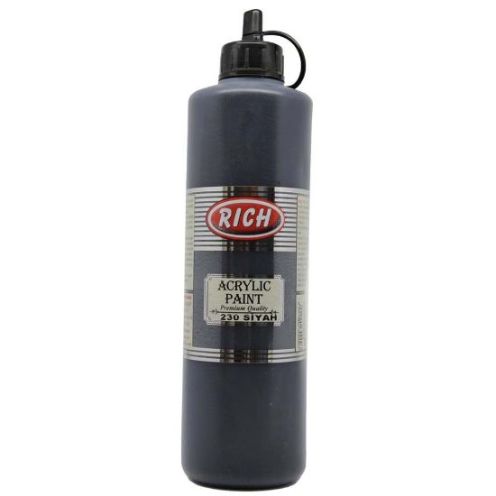 Rich Akrilik Boya Master 500 CC Siyah resmi