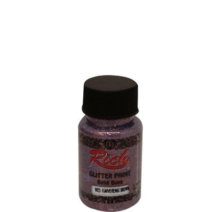 Rich Glitter Paint Sim Boya Kahverengi 9022 resmi