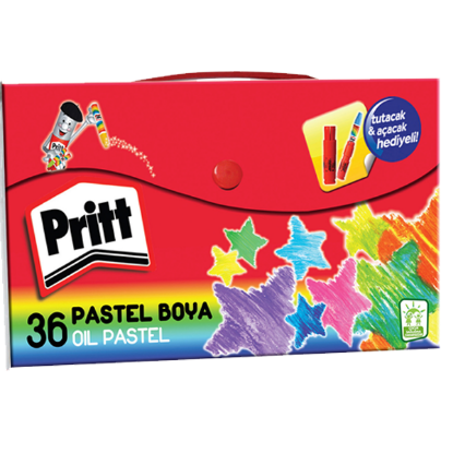 Pritt Pastel Boya Çantalı 36 Renk 1048065 resmi