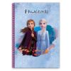 Keskin Color Spiralli Karton Kapak Sürprizli Defter Frozen A4 80 YP Kareli  resmi