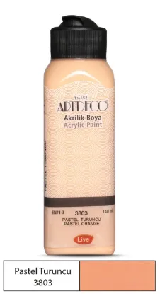 Artdeco Akrilik Boya Pastel 140 ML Pastel Turuncu 3803 resmi