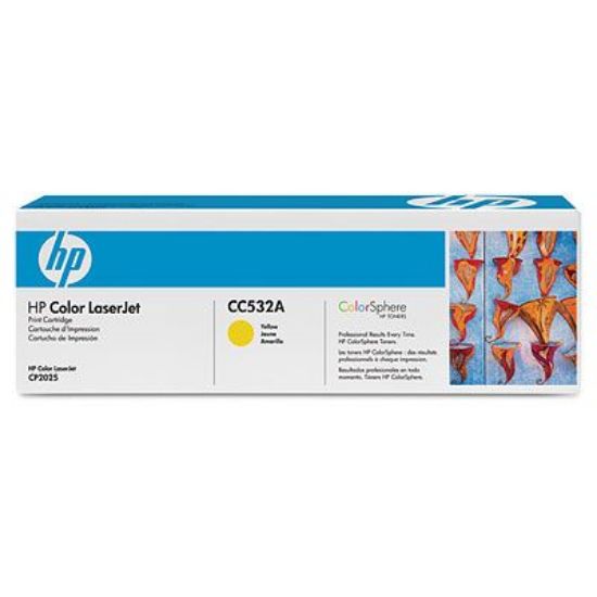 HP 304A Yellow Sarı 2.800 Sayfa Toner CC532A resmi