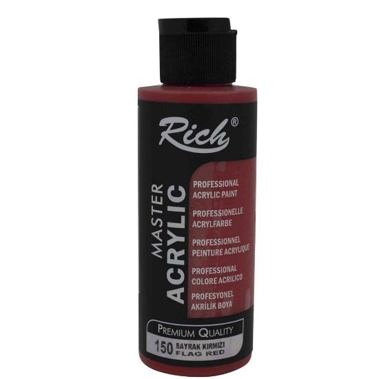 Rich Akrilik Boya Master 120 CC Bayrak Kırmızı 120-150 resmi