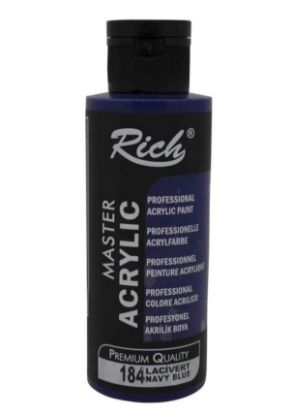 Rich Akrilik Boya Master 120 CC Lacivert 120-184 resmi
