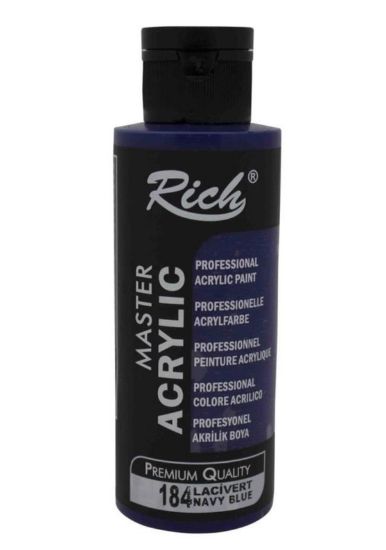 Rich Akrilik Boya Master 120 CC Lacivert 120-184 resmi