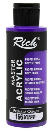 Rich Akrilik Boya Master 120 CC Mor 120-166 resmi
