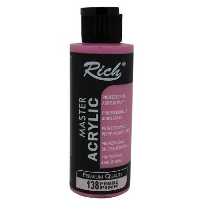 Rich Akrilik Boya Master 120 CC Pembe 120-138 resmi
