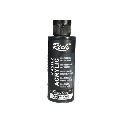 Rich Akrilik Boya Master 120 CC Siyah 120-230 resmi
