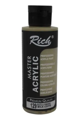 Rich Akrilik Boya Master 120 CC Sütlü Kahve 129 resmi