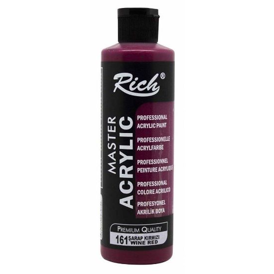 Rich Akrilik Boya Master 120 CC Şarap Kırmızı 161 resmi