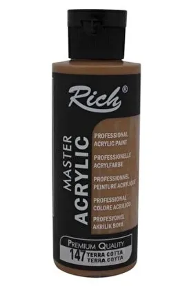 Rich Akrilik Boya Master 120 CC Terra Cotta 147 resmi
