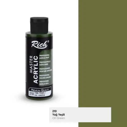Rich Akrilik Boya Master 120 CC Yağ Yeşili 120-210 resmi
