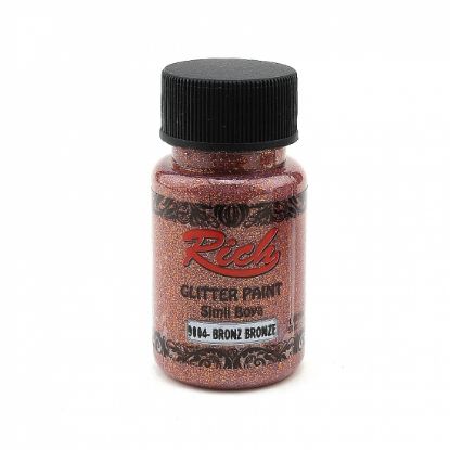 Rıch Glitter Paint Sim Boya Bronz 9004 resmi