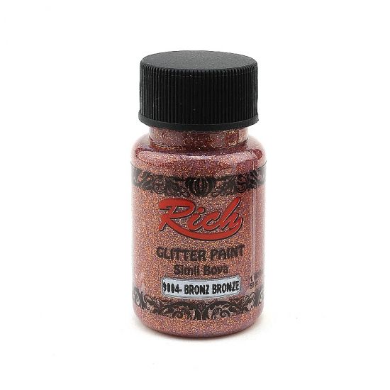 Rıch Glitter Paint Sim Boya Bronz 9004 resmi