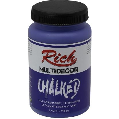 Rich Akrilik Boya Multi Decor Chalked 250 CC Ultramarine 4556 resmi