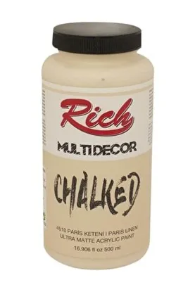 Rich Akrilik Boya Multi Decor Chalked 500 CC Paris Keteni 4510 resmi