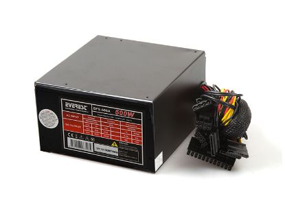 Everest EPS-500A Real 500W 4*SATA 12cm Fanlı Oyuncu PC Destekli Power Supply resmi