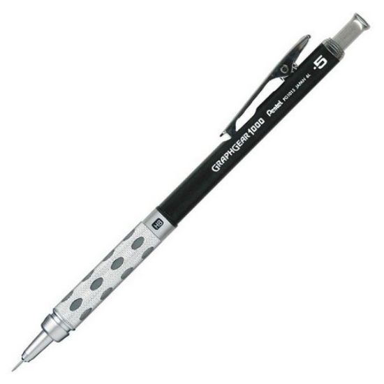 Pentel Çizim Kalemi Metal Gövde Gizli Uç Teknik Çizim Ve Yazı İçin Versatil 0.5 MM PG1015C-AX resmi
