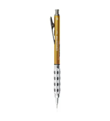 Pentel Çizim Kalemi Metal Gövde Gizli Uç Teknik Çizim Ve Yazı İçin Versatil 0.5 MM PG1015C-XX resmi