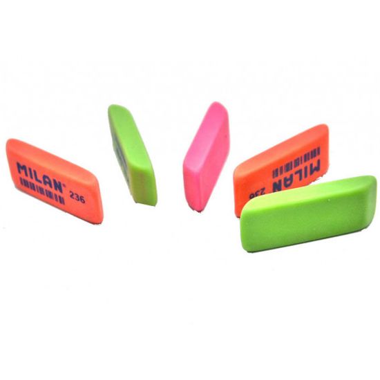 Milan Silgi Nata Plastik Renkli Uzun 36 LI 236 resmi
