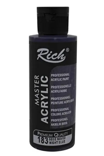 Rich Akrilik Boya Master 120 CC Gece Mavisi 120-183 resmi