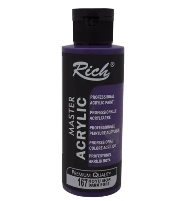 Rich Akrilik Boya Master 120 CC Koyu Mor 120-167 resmi