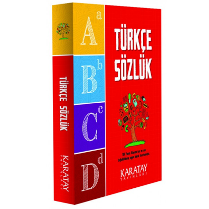 4E Sözlük Türkçe Karton Kapak 1.Hamur Karatay Yayınevi resmi