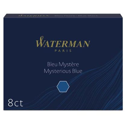 Waterman Dolma Kalem Kartuşu 8 Lİ Siyah/Mavi S0110910 resmi