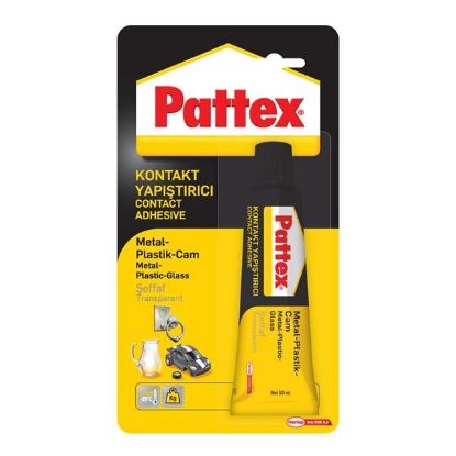 Pattex Contact Metal Plastik Cam Yapıştırıcı Şeffaf 50 GR 1419320 resmi