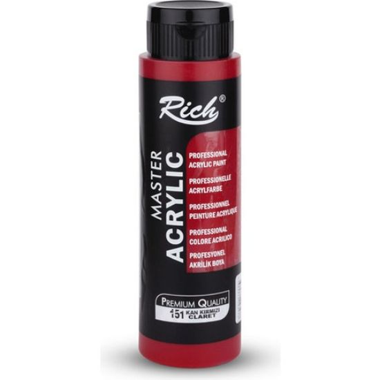 Rich Akrilik Boya Master 500 CC Kan Kırmızı 151 resmi