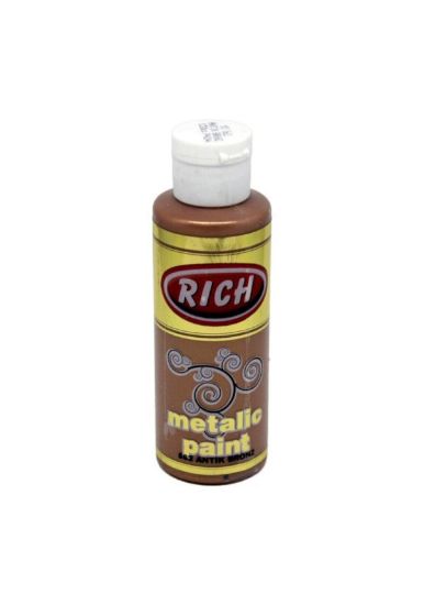 Rich Akrilik Boya Metalik 120 CC Antik Bronz 0862 resmi