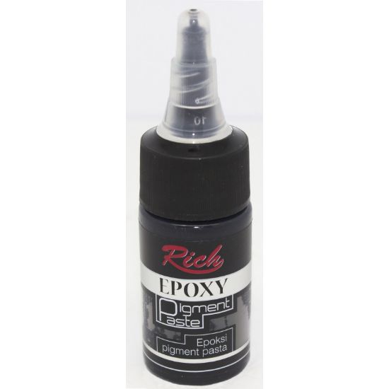 Rich Epoksi Pigment Pasta Opak 20 CC Siyah 11362 resmi